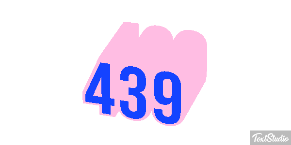 439 Texteffekt