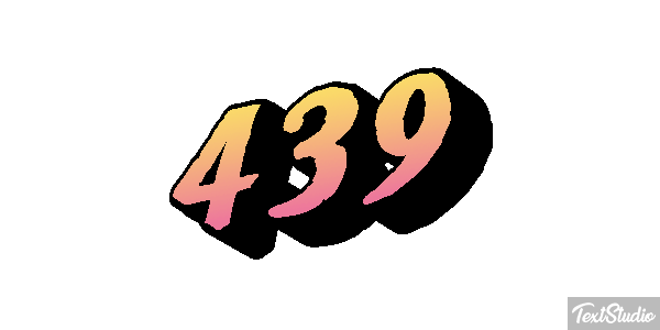 439 Texteffekt