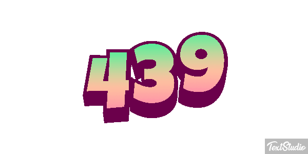 439 Texteffekt