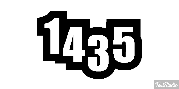 1435 Текстовый эффект