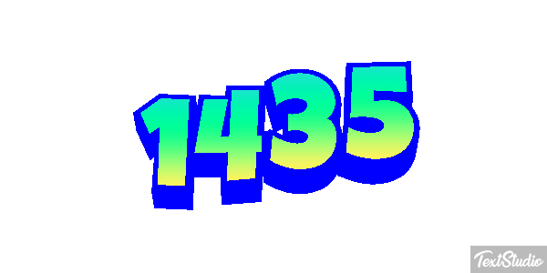 1435 Текстовый эффект