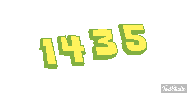 1435 Текстовый эффект