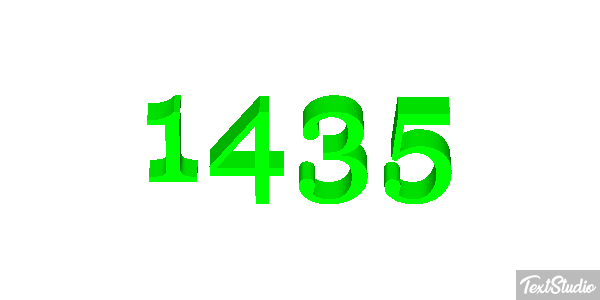 1435 Текстовый эффект