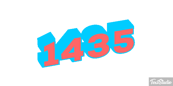 1435 Текстовый эффект