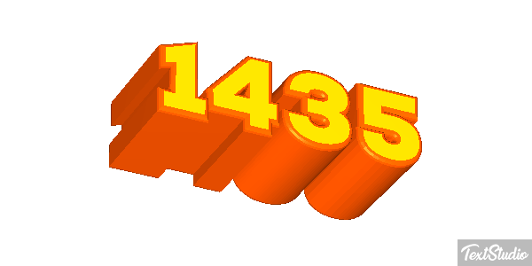 1435 Текстовый эффект