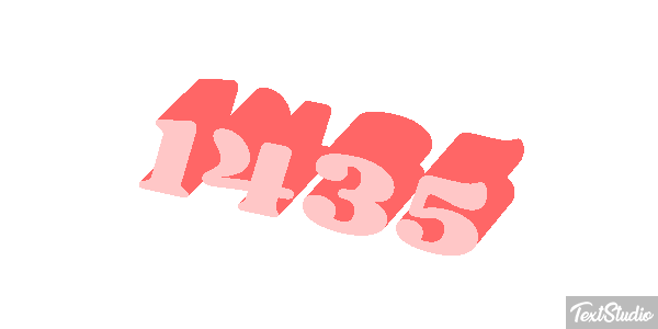 1435 Текстовый эффект
