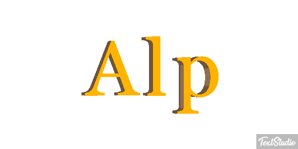 Alp テキスト効果