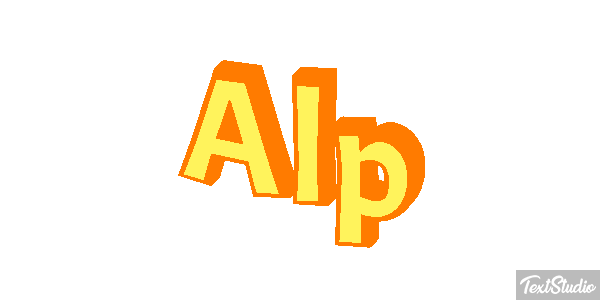 Alp テキスト効果