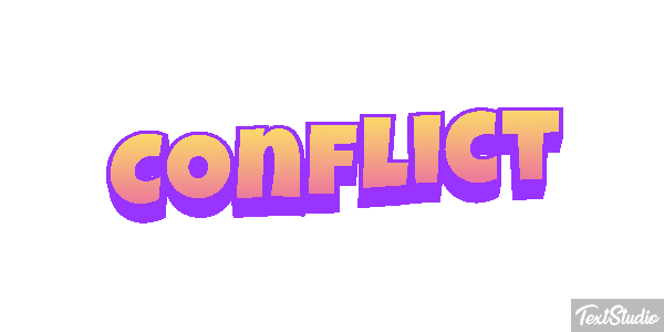 Conflict テキスト効果