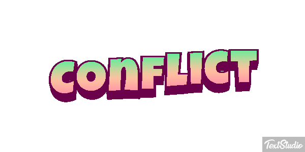 Conflict テキスト効果
