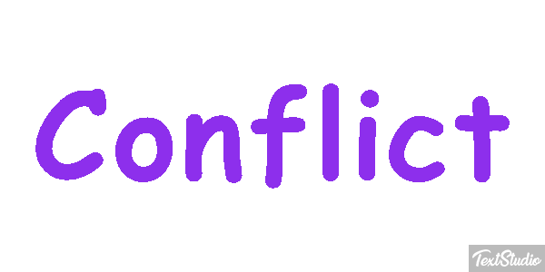 Conflict テキスト効果