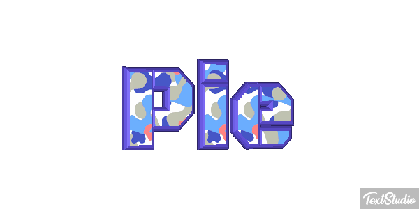 Pie Efekt tekstowy