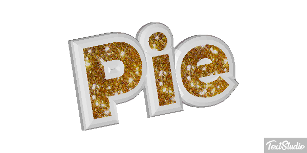 Pie Efekt tekstowy