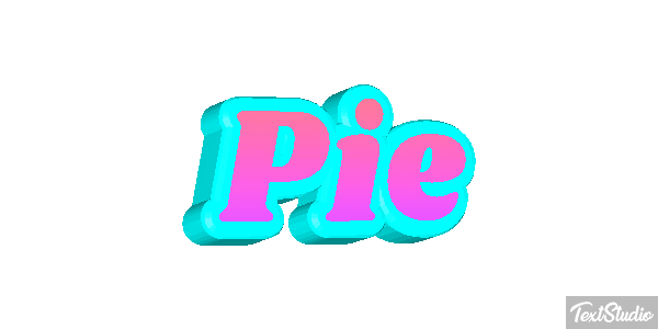 Pie Efekt tekstowy