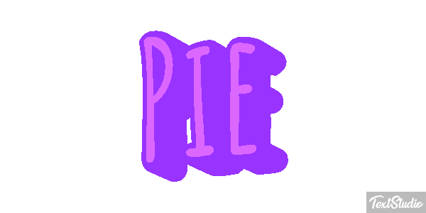 Pie Efekt tekstowy
