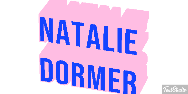 Natalie Dormer Text effect