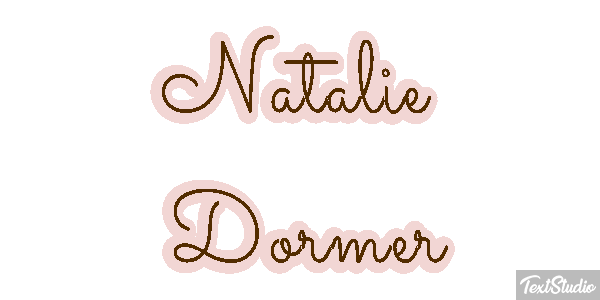 Natalie Dormer Text effect
