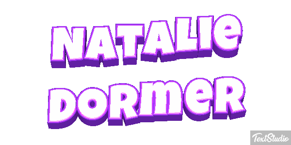 Natalie Dormer Text effect