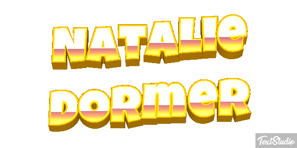 Natalie Dormer Text effect