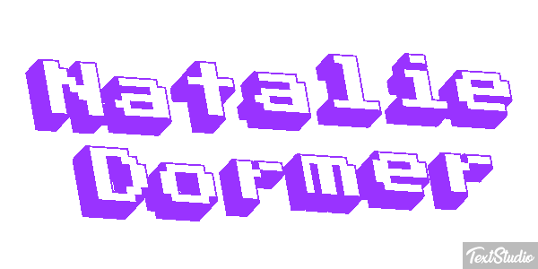 Natalie Dormer Text effect
