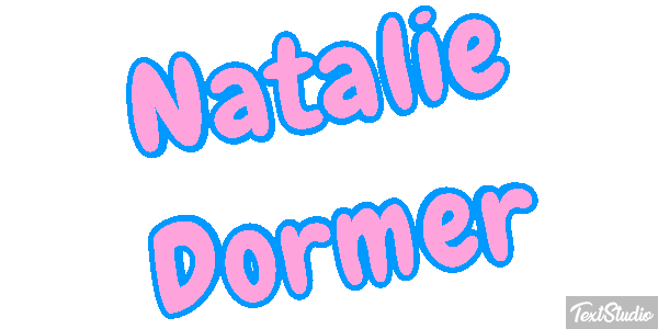 Natalie Dormer Text effect