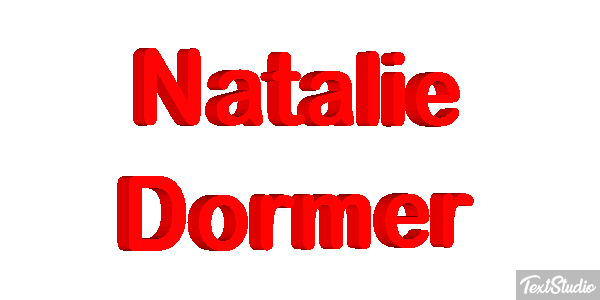 Natalie Dormer Text effect