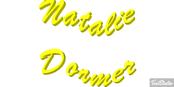 Natalie Dormer Text effect
