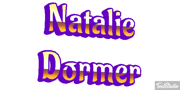 Natalie Dormer Text effect
