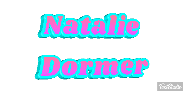 Natalie Dormer Text effect