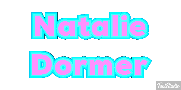 Natalie Dormer Text effect