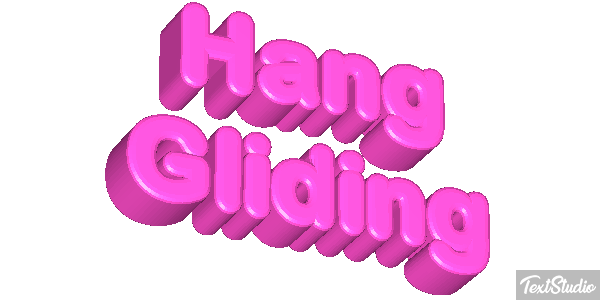 Hang Gliding Text effect