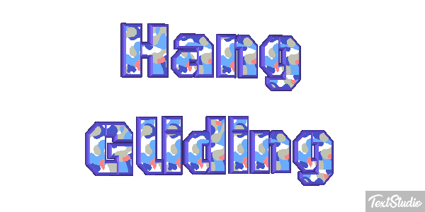 Hang Gliding Text effect