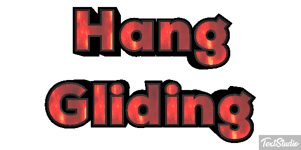 Hang Gliding Text effect