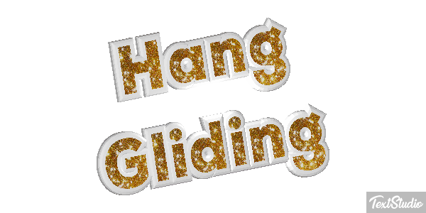 Hang Gliding Text effect