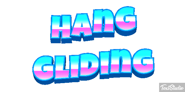 Hang Gliding Text effect