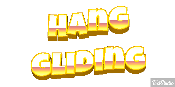Hang Gliding Text effect