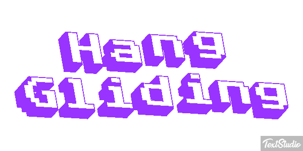 Hang Gliding Text effect