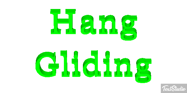 Hang Gliding Text effect