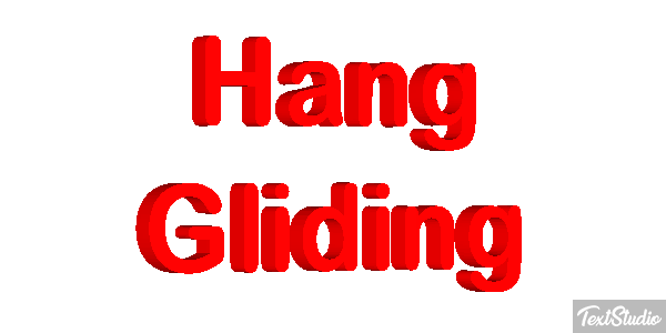 Hang Gliding Text effect