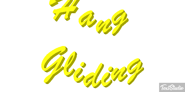 Hang Gliding Text effect