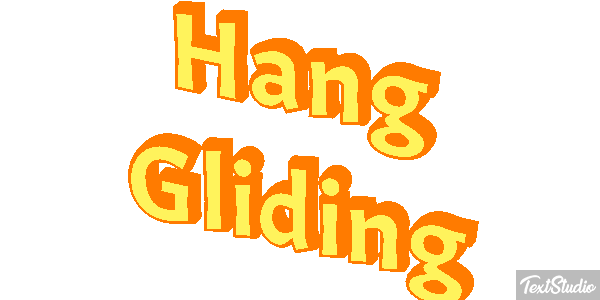 Hang Gliding Text effect