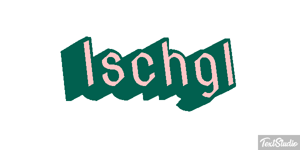Ischgl テキスト効果