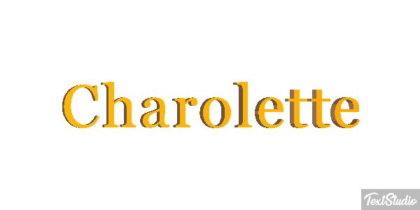 Charolette Effetto testo