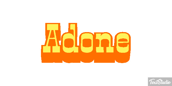 Adone Efekt tekstowy