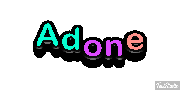 Adone Efekt tekstowy