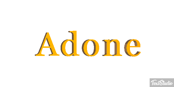 Adone Efekt tekstowy