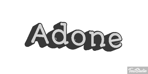 Adone Efekt tekstowy