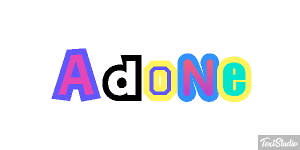 Adone Efekt tekstowy