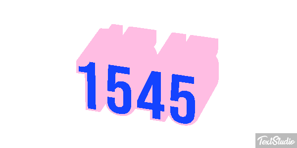 1545 Efekt tekstowy