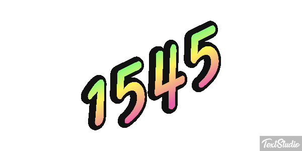 1545 Efekt tekstowy